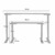 boho office® homedesk - elektrisch stufenlos höhenverstellbares Tischgestell in Schwarz mit Memoryfunktion, inkl. Tischplatte in 160 x 80 cm in Wildeiche - 5