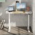 Fenge Elektrischer Höhenverstellbarer Schreibtisch mit Tischplatte 120 * 63.5cm Ergonomischer Computertisch mit Lagerung Schubladen für die Arbeit zu Hause (Gelb) - 3