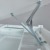 Höhenverstellbarer Schreibtisch mit kippbarer Ablage, in Weißmetall, 110x68x55-78 cm - 5