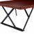 Relaxdays Sitz-Steh-Schreibtisch XXL, ergonomischer Steharbeitsplatz, höhenverstellbarer Aufsatz, BT: 120x60cm, rotbraun, 120x60 cm - 8