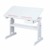 Schreibtisch aus massiver Kiefer, weiß-rosa Ausführung, neigbare Platte und höhenverstellbare Struktur - 2
