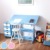 TecTake 800062 Kinderschreibtisch mit Rollcontainer Schreibtisch neig- & höhenverstellbar -Diverse Farben- (Blau | Nr. 401241) - 7