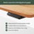 FEZIBO höhenverstellbarer elektrischer Schreibtisch，140 x 60 cm Stehtisch mit 5 Schubladen，Weißer Rahmen/Hell Braun Oberfläche - 6