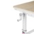 HOKO® Ergo-Study-Table COMPAKT Plus. Kinderschreibtisch, Platte Holzoptik. Manuell höhenverstellbar mit Verstellbarer Tischplatte - 7