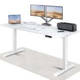 Desktronic Höhenverstellbarer Schreibtisch (200x80cm) - Schreibtisch Höhenverstellbar Elektrisch mit Flüsterleisem Dual-Motor & Touchscreen - Hohe Tragfähigkeit - Stehtisch HomePro - 1