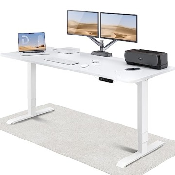 Desktronic Höhenverstellbarer Schreibtisch (200x80cm) - Schreibtisch Höhenverstellbar Elektrisch mit Flüsterleisem Dual-Motor & Touchscreen - Hohe Tragfähigkeit - Stehtisch HomePro - 1