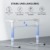 FLEXISPOT Höhenverstellbarer Schreibtisch 140 x 80 cm - 3-Fach-Teleskop&Dual-Motor - Schreibtisch mit Memory-Steuerung und Softstart/-Stop - niedriger energieverbrauch (Ahorn, Gestell Weiß) - 2