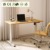 FLEXISPOT Höhenverstellbarer Schreibtisch Basic 160 x 80 cm Elektrisch, FSC-Zertifiziert, 2-Fach-Teleskop - Ergonomisches Sitz-Stehpult mit Tischplatte (Weiß Gestell, Ahorn) - 2