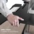 HumanTeck Sitz Steh Schreibtisch, 36 Zoll Höhenverstellbarer Schreibtischaufsatz mit Abnehmbarer Tastaturablage, 92X 40cm Sitz Steh Computertisch, 15 kg Tragkraft(schwarz). - 5