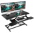 KIDINIX Stehpult Höhenverstellbarer Schreibtisch mit Tastaturablage 92 x 41CM,Steh-Sitz Schreibtisch Höhenverstellbar für PC-Computerbildschirm, Laptop und Büro Zuhause Belastbar bis 15 kg - 1
