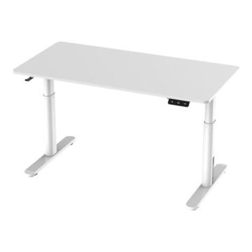 pro.tec Höhenverstellbarer Kinderschreibtisch Ringe 120 x 60 cm Computertisch für Kinder Weiß Schülerschreibtisch - 6