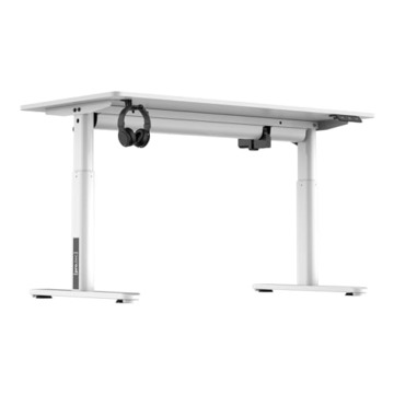 pro.tec Höhenverstellbarer Kinderschreibtisch Ringe 120 x 60 cm Computertisch für Kinder Weiß Schülerschreibtisch - 7