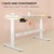 SANODESK SK1W Kinderschreibtisch mit Verstellbarer Höhe, Höhverstellbarer Schreibtisch, Ergonomischer Schreibtisch, Studienpult für Kinder jeden Alters -120 * 60CM, 80KG (Weiß) - 9