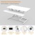 ERGOMAKER Stehpult Höhenverstellbarer Schreibtisch, 91 x 40cm Schnell Sitz Steh Computertisch für Zwei Monitore - 6